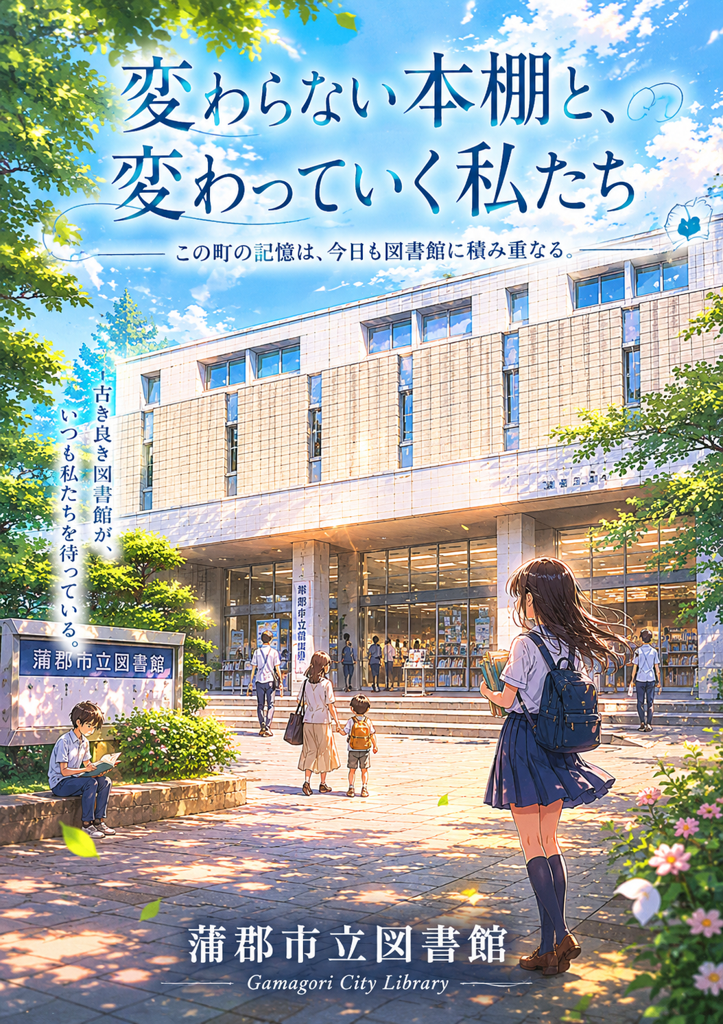 蒲郡市立図書館の外観イメージ