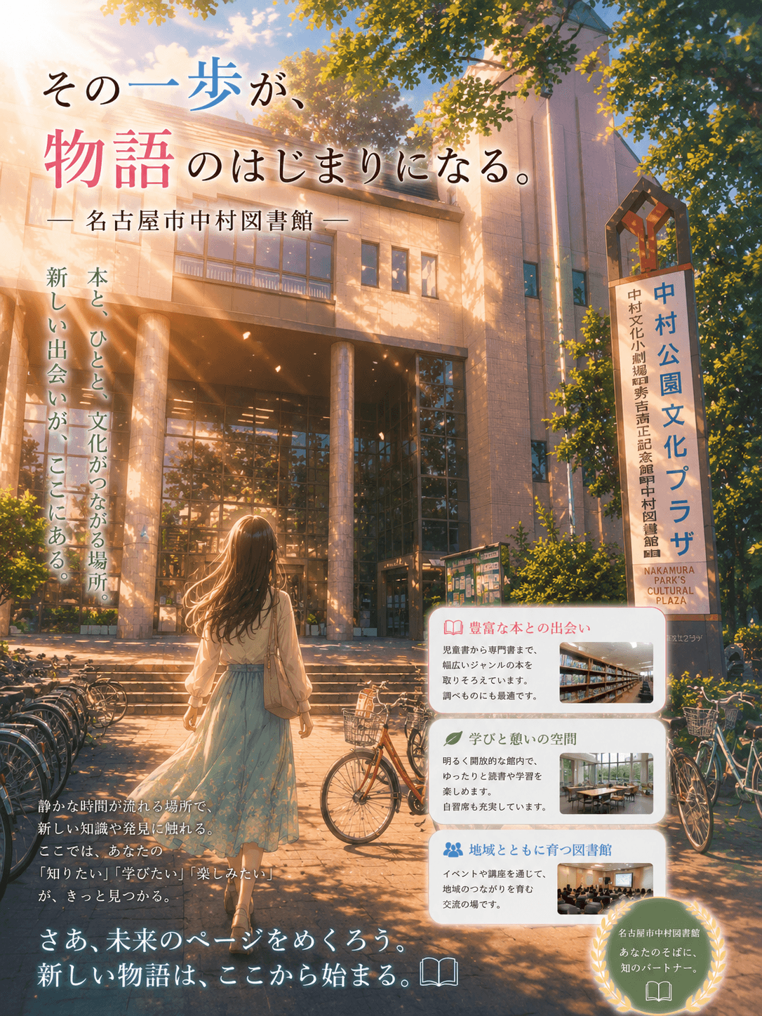 名古屋市中村図書館のイメージ