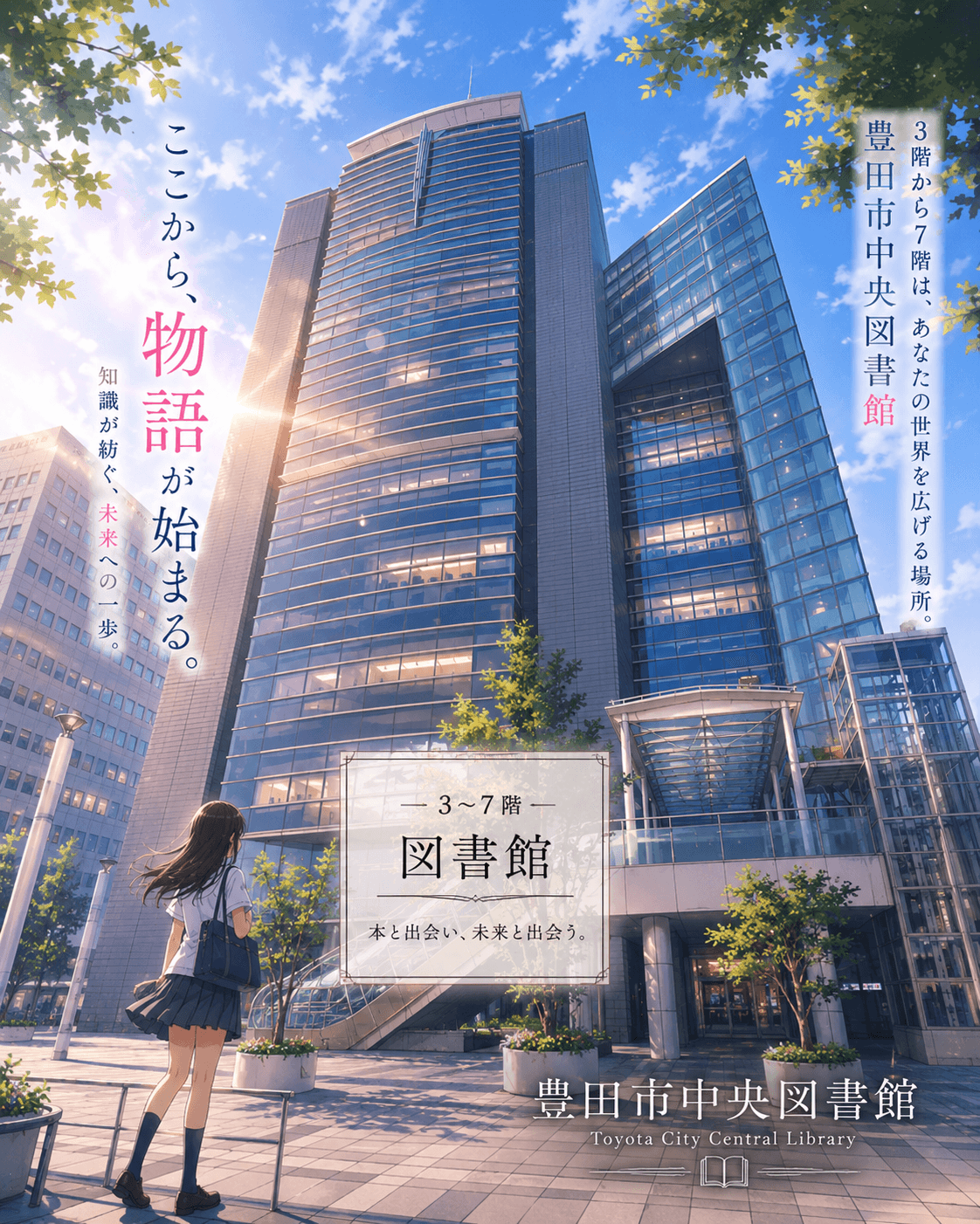 豊田市中央図書館のイメージ